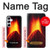 S0745 Volcano Lava Funda Carcasa Case para Samsung Galaxy A55 5G