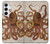 S2801 Vintage Octopus Funda Carcasa Case para Samsung Galaxy A55 5G
