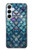 S3809 Mermaid Fish Scale Funda Carcasa Case para Samsung Galaxy A55 5G