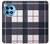 S3452 Plaid Fabric Pattern Funda Carcasa Case para OnePlus 12R