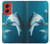 S3878 Dolphin Funda Carcasa Case para Motorola Moto G Stylus 5G (2024)