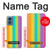 S3678 Colorful Rainbow Vertical Funda Carcasa Case para Motorola Moto G Play 4G (2024)