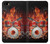 S1431 Skull Drum Fire Rock Funda Carcasa Case para iPhone 5 5S SE