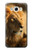 S1046 Lion King of Forest Funda Carcasa Case para Samsung Galaxy J7 (2016)