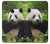 S1073 Panda Enjoy Eating Funda Carcasa Case para Huawei P8 Lite (2017)