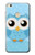 S3029 Cute Blue Owl Funda Carcasa Case para Huawei P8 Lite (2017)