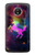 S2486 Rainbow Unicorn Nebula Space Funda Carcasa Case para Motorola Moto E4 Plus
