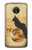 S3229 Vintage Cat Poster Funda Carcasa Case para Motorola Moto E4 Plus