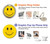 S1146 Yellow Sun Smile Funda Carcasa Case para Huawei Mate 10 Lite