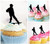 TA0161 Skateboard Boy Cupcake Cake Topper para tartas cumpleaños boda Fiesta Pastel Decoraciones 10 piezas