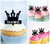TA0458 Crown Cupcake Cake Topper para tartas cumpleaños boda Fiesta Pastel Decoraciones 10 piezas