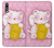 S3025 Pink Maneki Neko Lucky Cat Funda Carcasa Case para Huawei P20