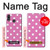 S2358 Pink Polka Dots Funda Carcasa Case para Huawei P20 Lite