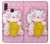 S3025 Pink Maneki Neko Lucky Cat Funda Carcasa Case para Huawei P20 Lite