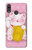 S3025 Pink Maneki Neko Lucky Cat Funda Carcasa Case para Huawei P20 Lite