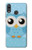 S3029 Cute Blue Owl Funda Carcasa Case para Huawei P20 Lite