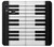 S3078 Black and White Piano Keyboard Funda Carcasa Case para Huawei P20 Lite