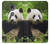 S1073 Panda Enjoy Eating Funda Carcasa Case para Motorola Moto E5 Plus