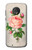 S3079 Vintage Pink Rose Funda Carcasa Case para Motorola Moto G6