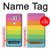 S2363 Rainbow Pattern Funda Carcasa Case para LG V30, LG V30 Plus, LG V30S ThinQ, LG V35, LG V35 ThinQ