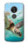 S1377 Ocean Sea Turtle Funda Carcasa Case para Motorola Moto G6 Play, Moto G6 Forge, Moto E5
