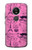 S2885 Paris Pink Funda Carcasa Case para Motorola Moto G6 Play, Moto G6 Forge, Moto E5