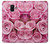 S2943 Pink Rose Funda Carcasa Case para Samsung Galaxy A6 (2018)