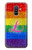 S2900 Rainbow LGBT Lesbian Pride Flag Funda Carcasa Case para Samsung Galaxy A6+ (2018), J8 Plus 2018, A6 Plus 2018