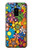 S3281 Colorful Hippie Flowers Pattern Funda Carcasa Case para Samsung Galaxy S9