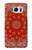 S3355 Bandana Red Pattern Funda Carcasa Case para Samsung Galaxy S7