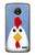 S3254 Chicken Cartoon Funda Carcasa Case para Motorola Moto E4