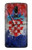 S3313 Croatia Flag Vintage Football Graphic Funda Carcasa Case para OnePlus 6