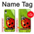S0892 Ladybug Funda Carcasa Case para iPhone XR