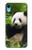 S1073 Panda Enjoy Eating Funda Carcasa Case para iPhone XR