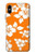 S2245 Hawaiian Hibiscus Orange Pattern Funda Carcasa Case para iPhone X, iPhone XS