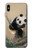 S2210 Panda Fluffy Art Painting Funda Carcasa Case para iPhone XS Max