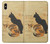 S3229 Vintage Cat Poster Funda Carcasa Case para iPhone XS Max