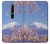 S1060 Mount Fuji Sakura Cherry Blossom Funda Carcasa Case para Nokia 6.1, Nokia 6 2018