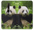 S1073 Panda Enjoy Eating Funda Carcasa Case para Nokia 6.1, Nokia 6 2018