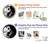 S1372 Moon Yin-Yang Funda Carcasa Case para LG V40, LG V40 ThinQ