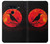 S3328 Crow Red Moon Funda Carcasa Case para LG V40, LG V40 ThinQ