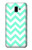 S1723 Mint Chevron Zigzag Funda Carcasa Case para Samsung Galaxy J6+ (2018), J6 Plus (2018)