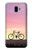 S3252 Bicycle Sunset Funda Carcasa Case para Samsung Galaxy J6+ (2018), J6 Plus (2018)