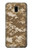 S3294 Army Desert Tan Coyote Camo Camouflage Funda Carcasa Case para Samsung Galaxy J6+ (2018), J6 Plus (2018)