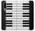 S3078 Black and White Piano Keyboard Funda Carcasa Case para Huawei P30