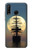 S2897 Pirate Ship Moon Night Funda Carcasa Case para Huawei P30 lite