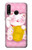 S3025 Pink Maneki Neko Lucky Cat Funda Carcasa Case para Huawei P30 lite