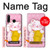 S3025 Pink Maneki Neko Lucky Cat Funda Carcasa Case para Huawei P30 lite