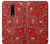 S3354 Red Classic Bandana Funda Carcasa Case para OnePlus 7 Pro