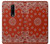 S3355 Bandana Red Pattern Funda Carcasa Case para OnePlus 7 Pro